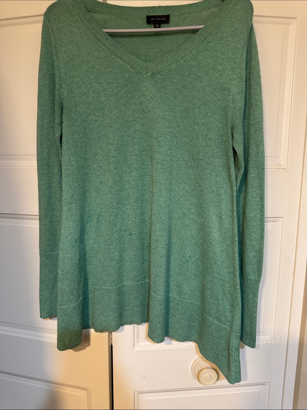 The Limited Mint Green V-Neck Lightweight Sweater